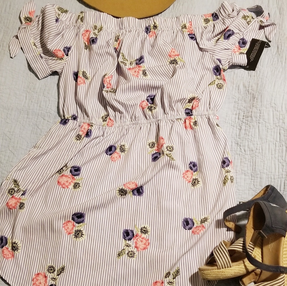 Off the shoulder dress